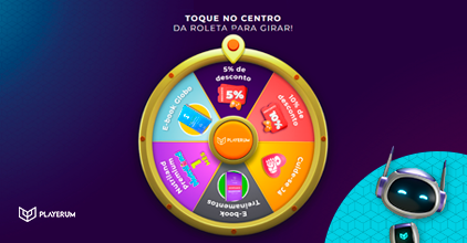 Jogos interativos para eventos — Roleta de captação de leads
